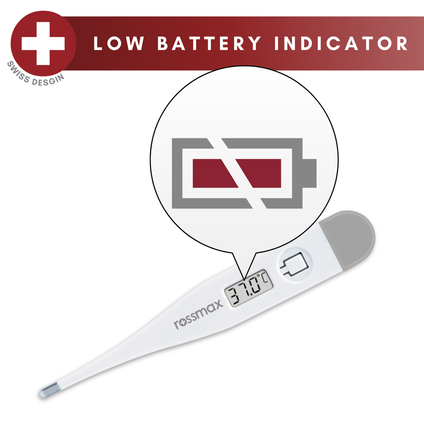 Rossmax TG100 2 Years Warranty Highly Accurate Swiss Designed Clinical Digital Thermometer For Adult Child Baby