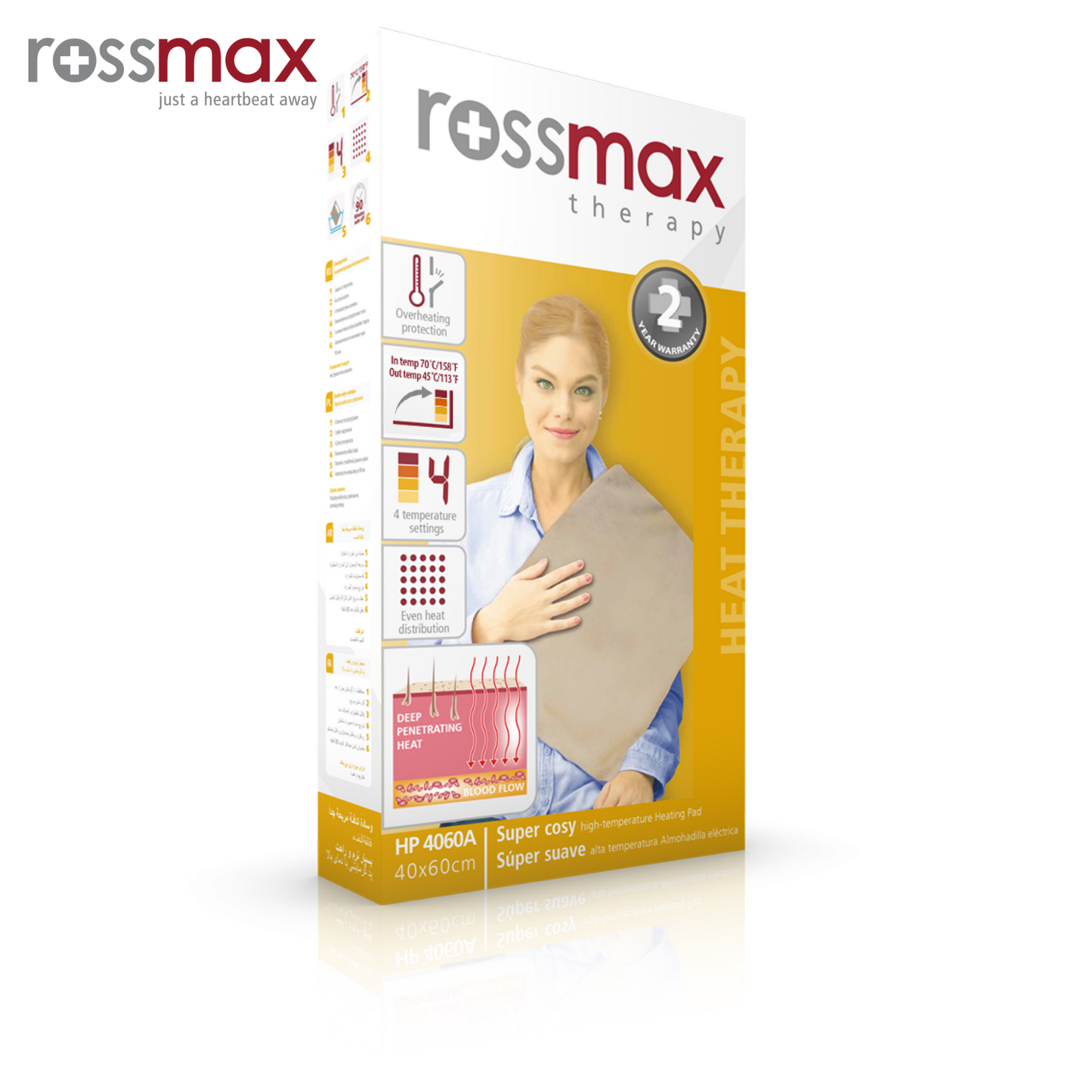 Rossmax HP4060A Super Cosy High Temperature Heating Pad