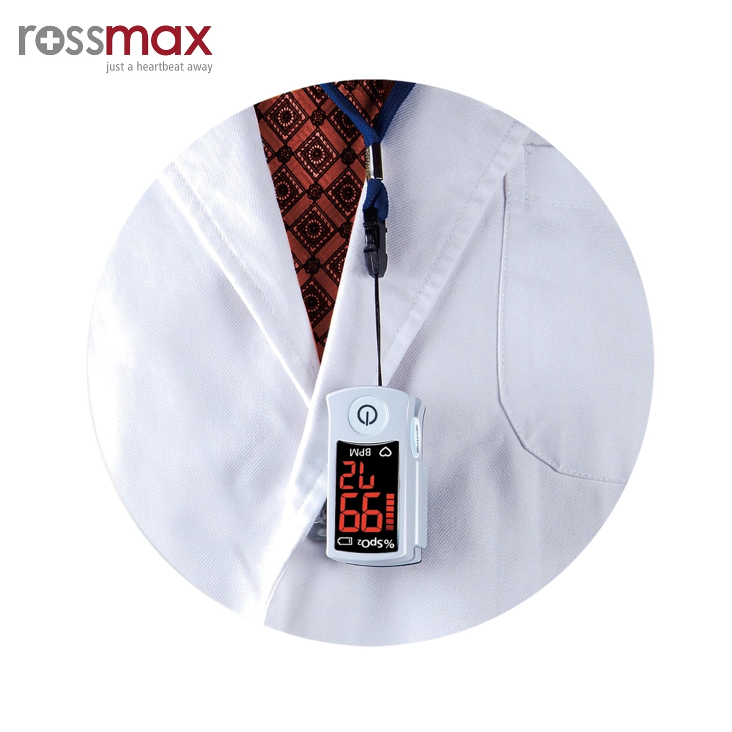 Rossmax SB100 1 Year Warranty Swiss Designed Taiwan FDA Fingertip Pulse Oximeter