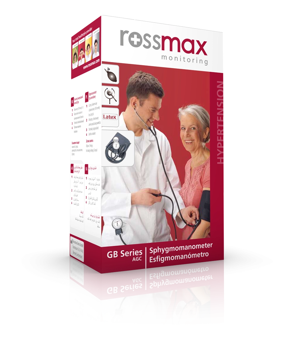 Rossmax GB 2 Years Warranty Swiss Designed Aneroid Sphygmomanometer Bp Measuring Machine Without Stethoscope Without Dring on Cuff