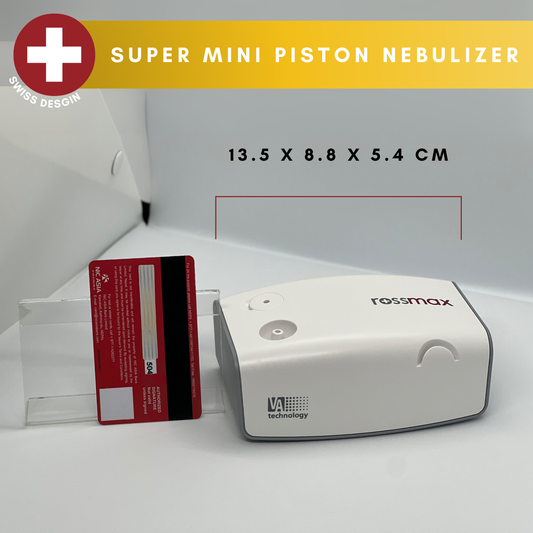 Rossmax NB60 Super Mini 2 Year Warranty Swiss Designed Nebulizer Nebuliser Machine For Adult Child