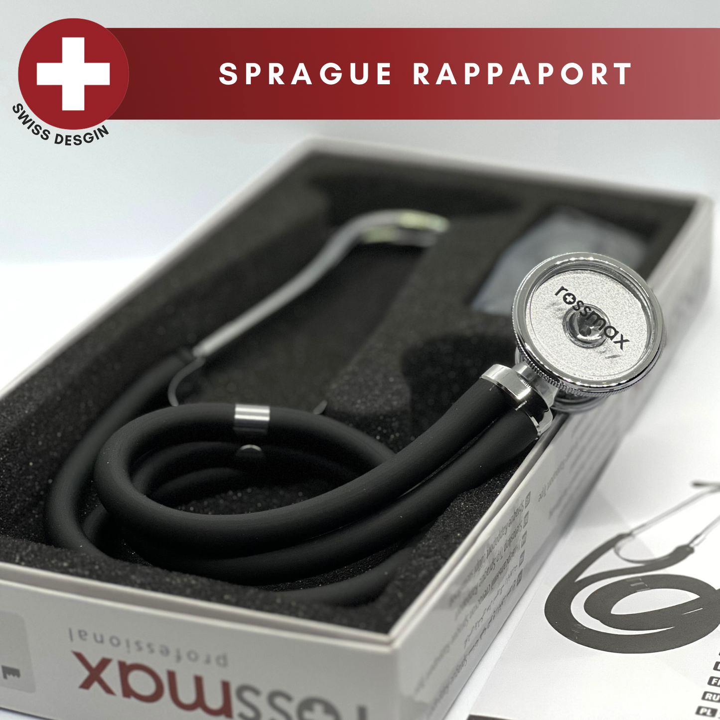 Rossmax EB500 2 Year Warranty Swiss Designed Sprague Rappaport Stethoscope