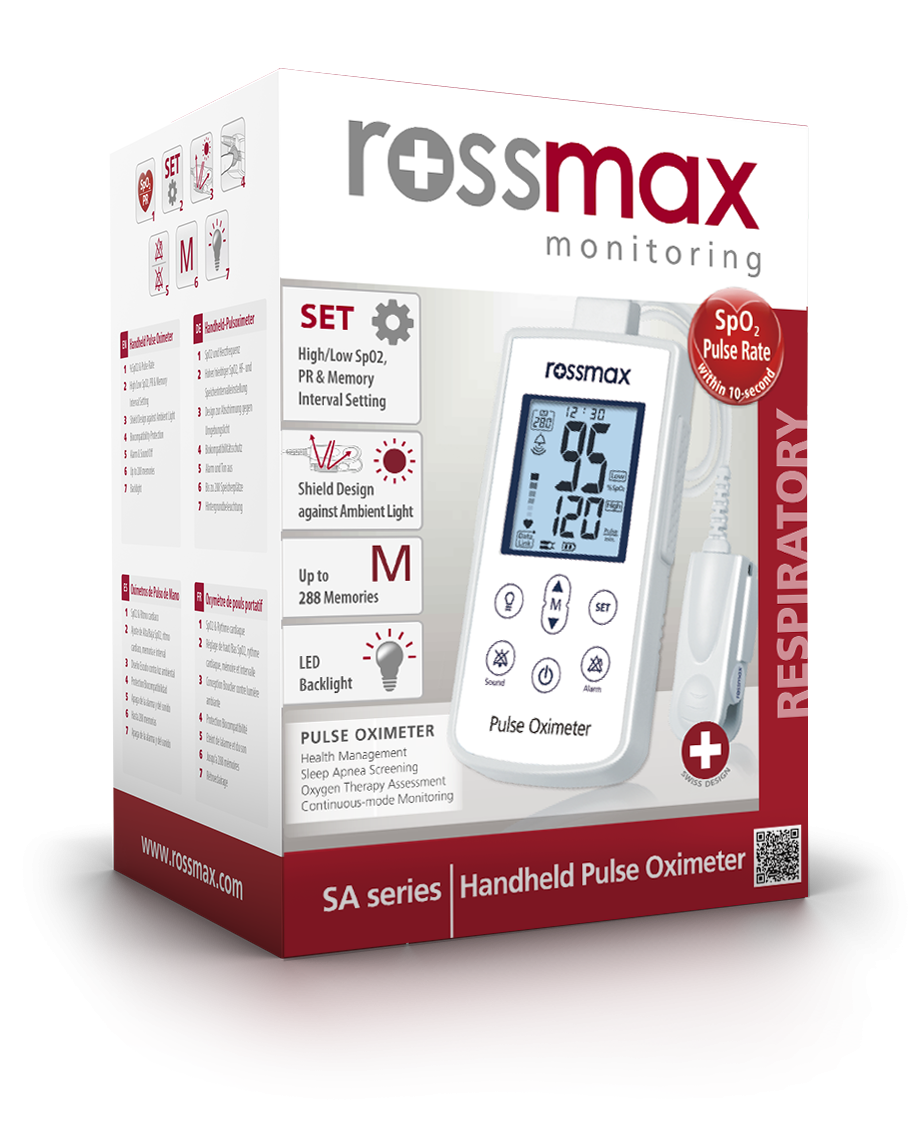 Rossmax SA120 Handheld Pulse Oximeter For Adult Child New Born Neonatal