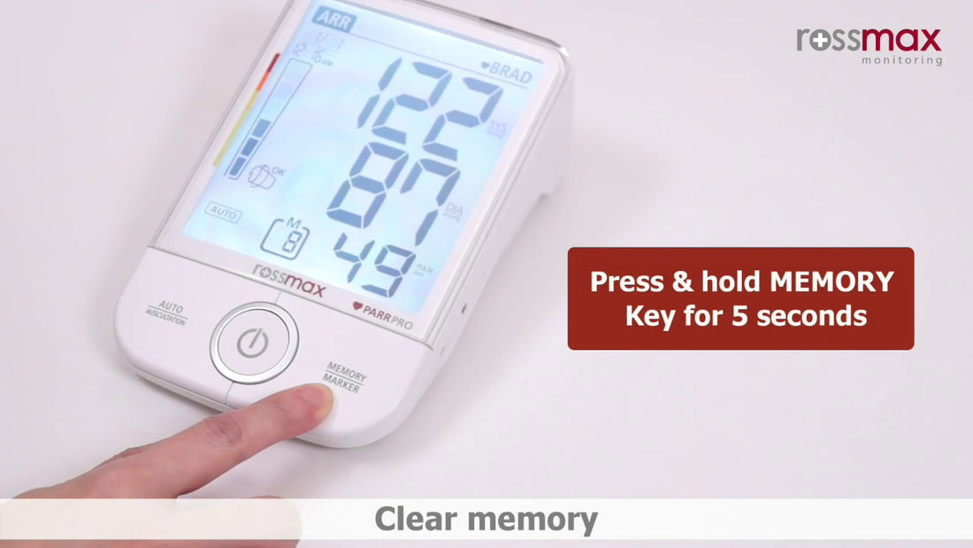 Rossmax X9 Automatic Digital Blood Pressure Monitor How To Use Video