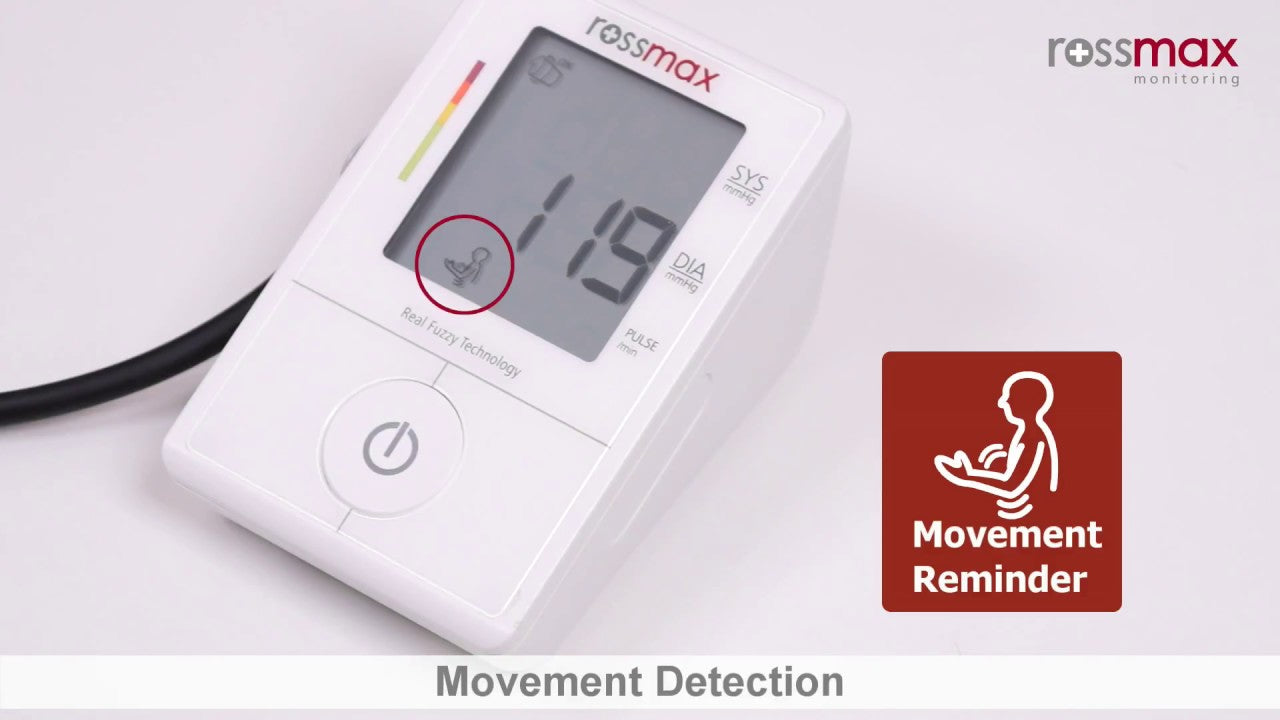 Load video: Rossmax X1 How To Use Digital Automatic Blood Pressure Monitor 