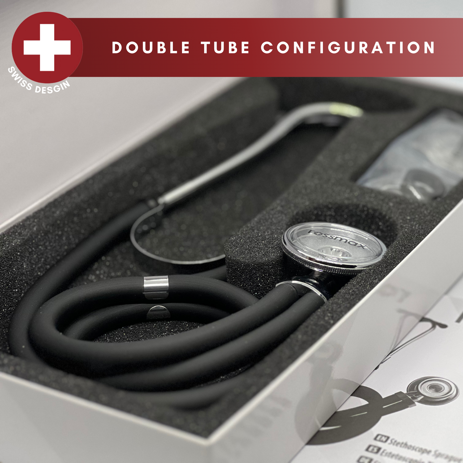 Rossmax EB500 Double Tube Stethoscope