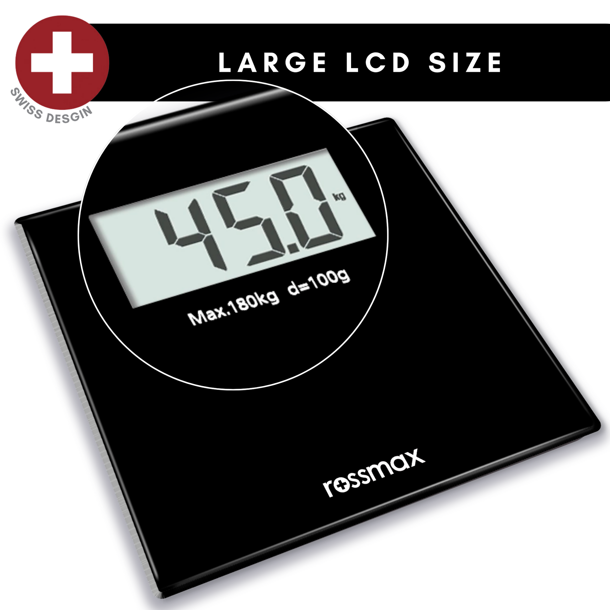 Rossmax WB105 Personal Weighing Scale Large LCD Display