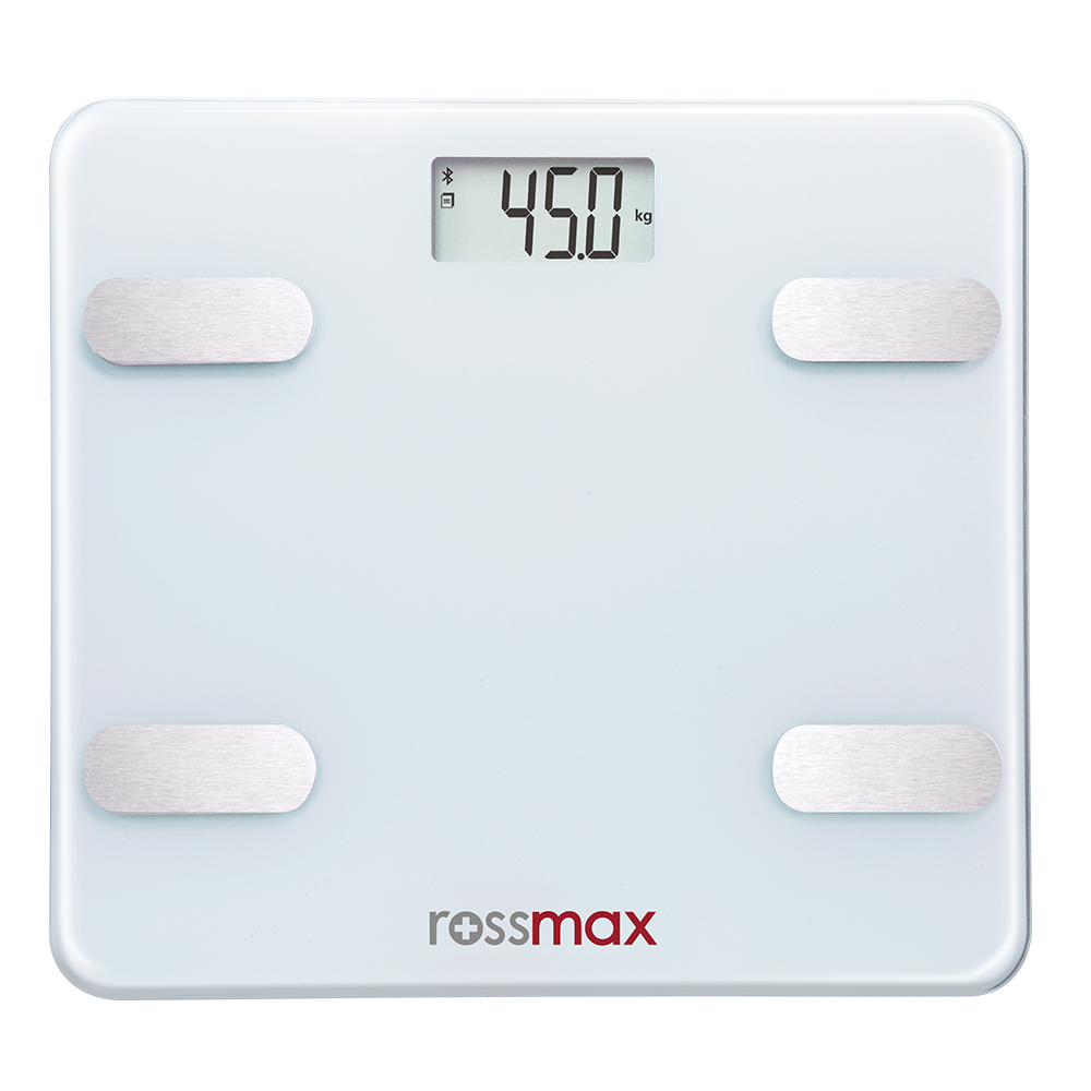 Rossmax APP WF262 Visceral Fat Body Fat Monitor Basal Metabolic Rate Bluetooth With Personal Weighing Weight Machine Bathroom Digital Scale