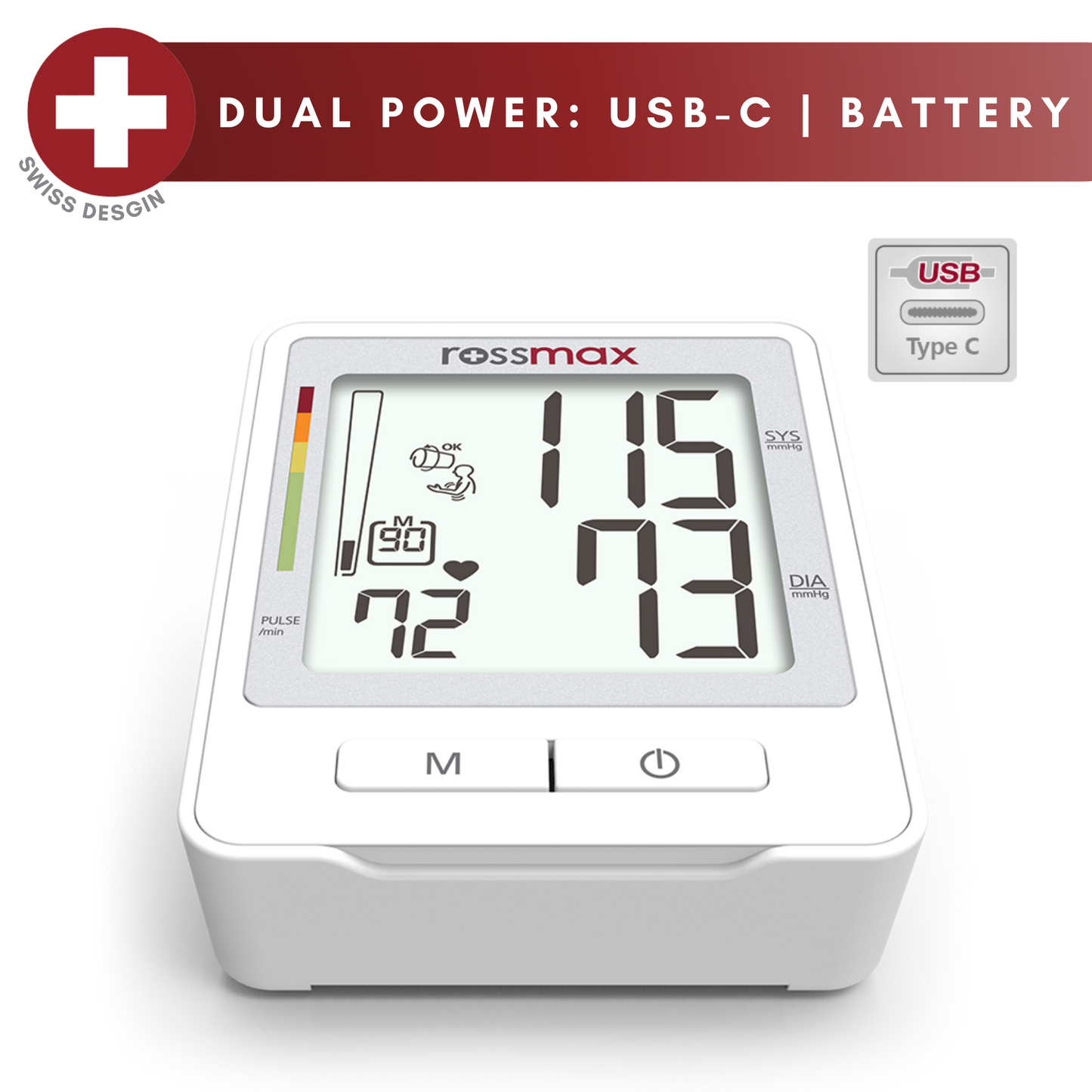 Rossmax Z1 Automatic Digital Blood Pressure Machine 